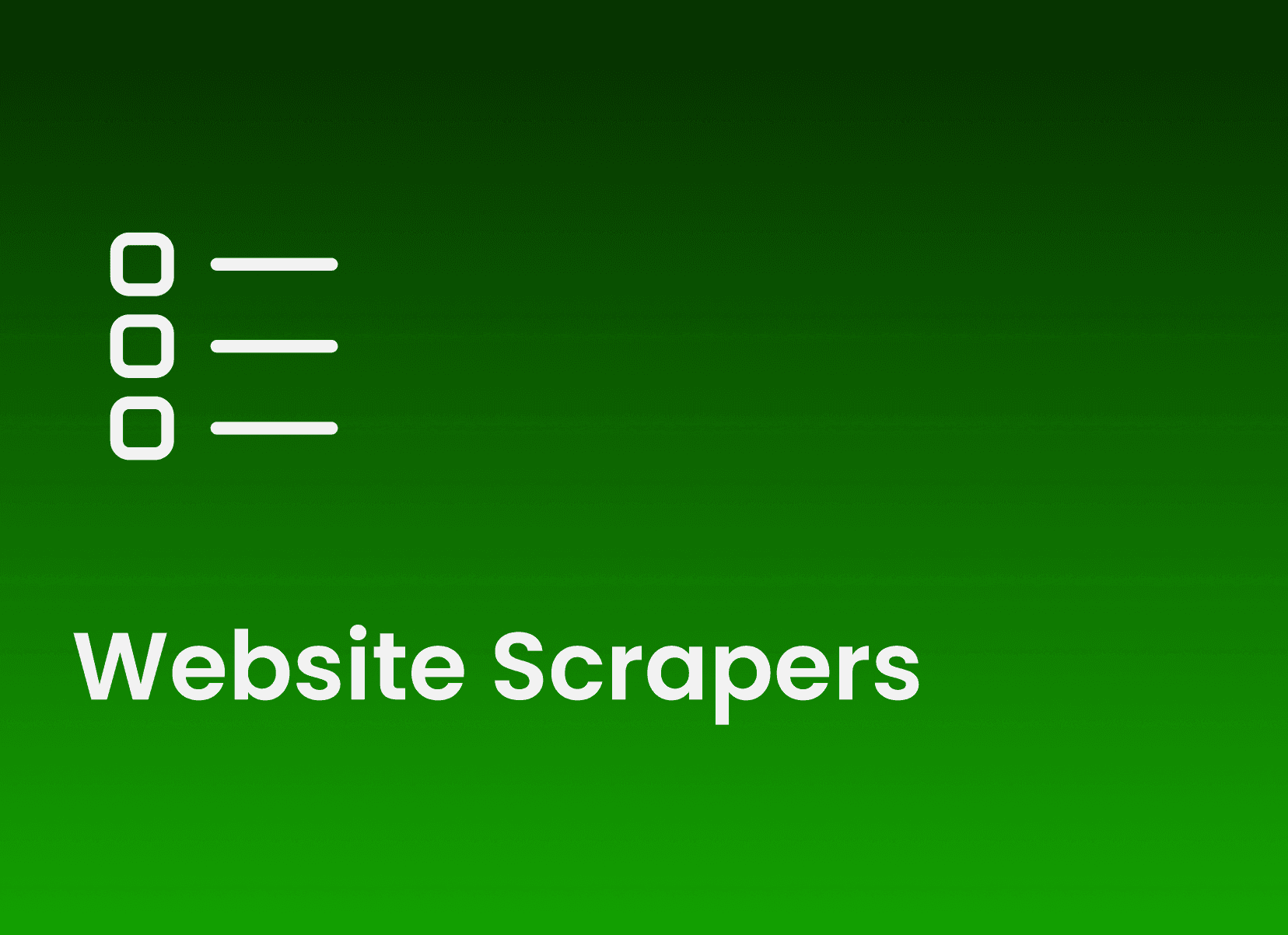 Website Scrapers