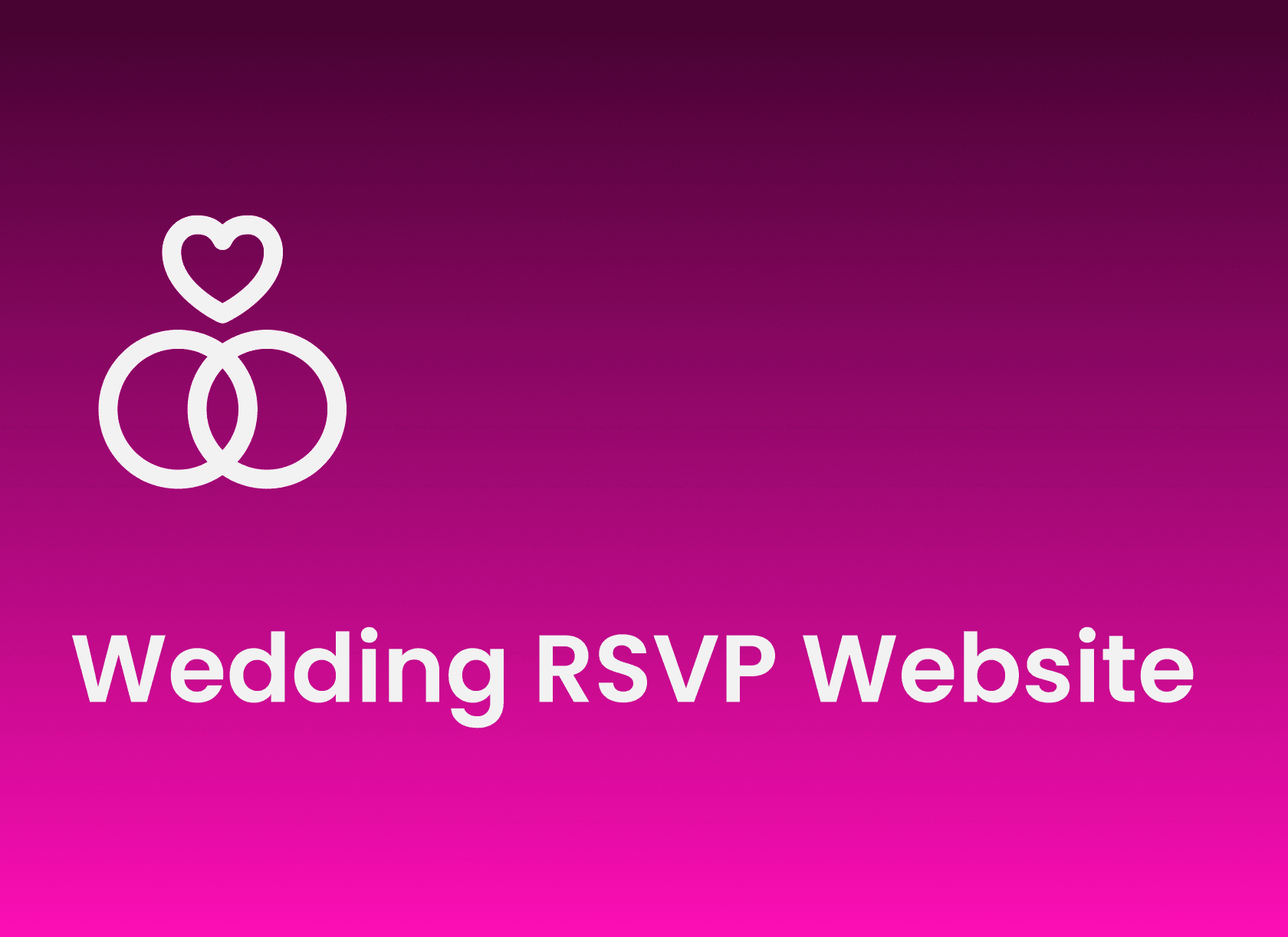 Wedding RSVP Website